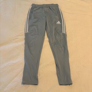 Adidas size Medium Light Dusty Blue Athletic Athleisure Soccer Sweatpant Joggers
